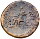 Galba. AE Sestertius (26.96 g), AD 68-69 VF - 2