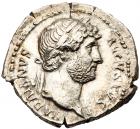 Hadrian. Silver Denarius (2.90 g), AD 117-138 Nearly EF