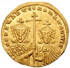 Constantine VII and Romanus II. Gold Solidus (4.30 g), 945-959 EF - 2