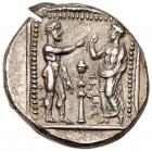 Cilicia, Tarsos. Datames. Silver Stater (10.75 g), Satrap, 384-361/0 BC EF - 2