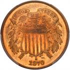 1870 2C PCGS PF66 RD