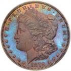 1879 Pattern Dollar. Copper, reeded edge. Judd-1614. Pollock-1810. Low Rarity 7