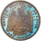 1879 Pattern Dollar. Copper, reeded edge. Judd-1614. Pollock-1810. Low Rarity 7 - 2