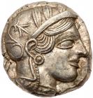 Attica, Athens. Silver Tetradrachm (17.23 g), ca. 454-404 BC Superb EF