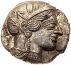 Attica, Athens. Silver Tetradrachm (17.20 g), ca. 454-404 BC Superb EF