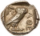 Attica, Athens. Silver Tetradrachm (17.20 g), ca. 454-404 BC Superb EF - 2