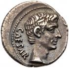 Augustus. Silver Denarius (3.84 g), 27 BC-AD 14 Choice VF