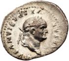 Vespasian. Silver Denarius (3.25 g), AD 69-79 About EF