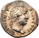 Hadrian. Silver Denarius (2.98 g), AD 117-138 Nearly EF