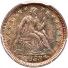 1853 Liberty Seated H10C. Arrows PCGS MS67