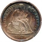 1876-CC Liberty Seated 10C PCGS MS66