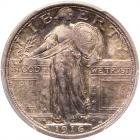 1916 Liberty Standing 25C PCGS MS65 FH