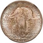 1917 Liberty Standing 25C. Type 1 NGC MS67