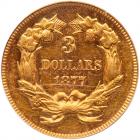 1877 $3 Gold PCGS MS61 - 2