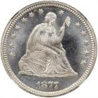 1877 Liberty Seated 25C NGC MS67