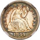 1844 Liberty Seated 10C NGC MS64