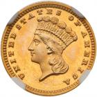 1884 $1 Gold Indian NGC PF68 CAM