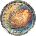 1858 Liberty Seated 25C NGC Proof 66