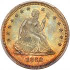 1868 Liberty Seated 25C PCGS Proof 66