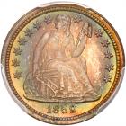 1859 Liberty Seated 10C PCGS Proof 67