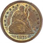 1875 Liberty Seated 25C PCGS Proof 65