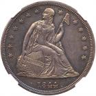 1844 Liberty Seated $1 NGC MS63