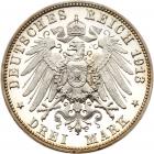 German States: Wurttemberg. 3 Marks, 1913-F PCGS Proof 67 - 2