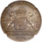 German States: Bavaria. 2 Taler, 1854 NGC MS61 - 2