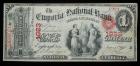 Original Series, $1 National Bank Note. 1872. First NB Emporia, Kansas