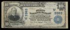 1902, $10 National Bank Note. Plain Back. First NB of Great Bend, Kansas