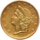 1854 Kellogg & Co. (San Francisco) $20 Gold PCGS EF45