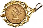 1901 $10.00 Liberty Eagle Pendant