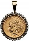 1932 $10.00 Indian Gold Eagle Pendant