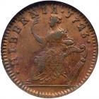 1723 Wood's Hibernia Halfpenny Martin 4.45-Fa.2 R5 NGC graded XF45 - 2