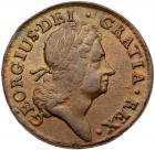 1723 Wood's Hibernia Halfpenny VF35