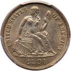 1891-O Liberty Seated 10C PCGS MS62