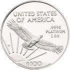 1997 $100 American Platinum Eagle - 2