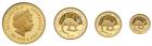 Australia. Nugget Gold Proof Set: 100, 50, 25 and 15 Dollars, 2005 Choice Brilli