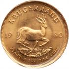 South Africa. Krugerrand, 1980 Choice Brilliant Unc - 2