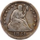 1851-O Liberty Seated 25C PCGS Fine Details