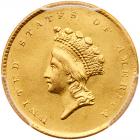 1855 $1 Gold Indian