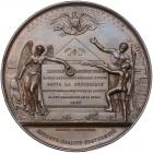 Abraham Lincoln Mourning Bronze Medal EF - 2