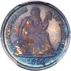 1864 Liberty Seated 10C PCGS Proof 65