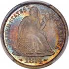 1874 Liberty Seated 10C. Arrows PCGS Proof 66