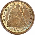 1875 Liberty Seated 25C PCGS Proof 65