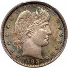 1893-S Barber 25C PCGS MS65