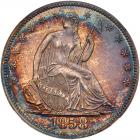 1858 Liberty Seated 50C NGC Proof 66*