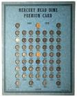 A Mercury Dime Coin Board made by J. Oberwise in 1938