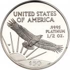 1997-W $50 American Platinum Eagle proof coin - 2