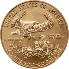 2014-W $50.00 1 ozt Burnished American Gold Eagle NGC MS70 - 2